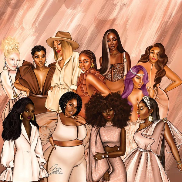 Hats: Melanin Nudes by Peniel Enchill