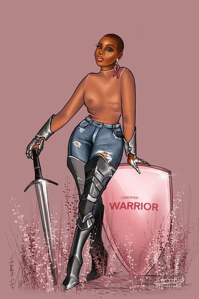 Body Positivity: Pink Warrior by Peniel Enchill