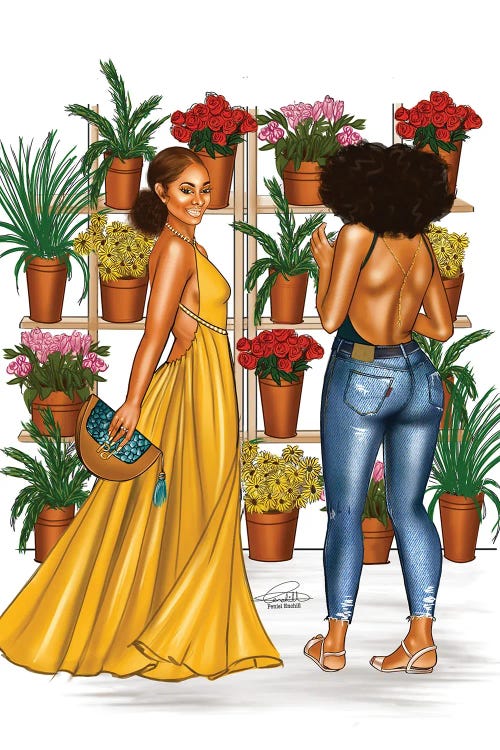 Plant Girls by Peniel Enchill wall art
