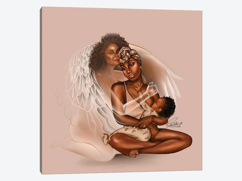 Mothers Warmth by Peniel Enchill 1-piece Canvas Artwork