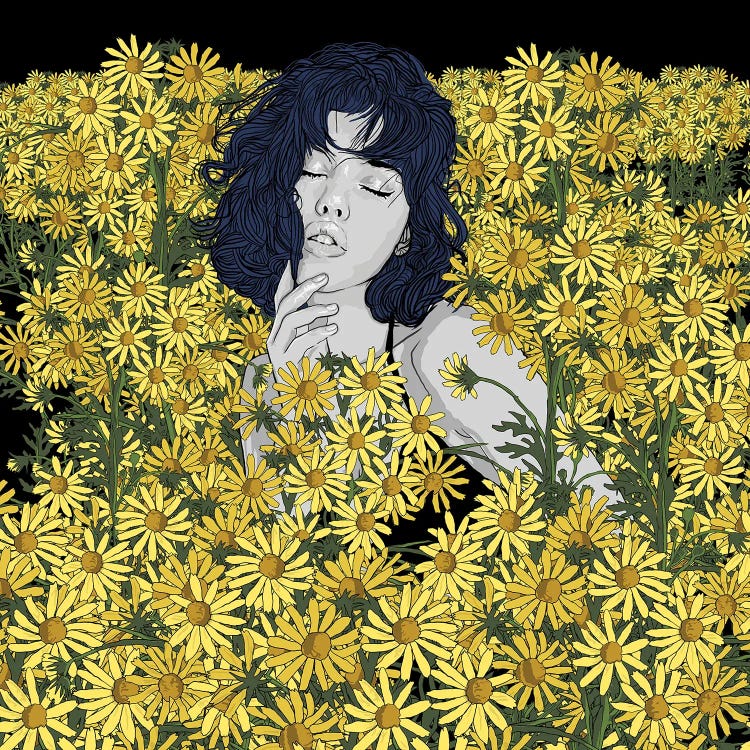 Kissing Darkness by Pedro Tapa wall art