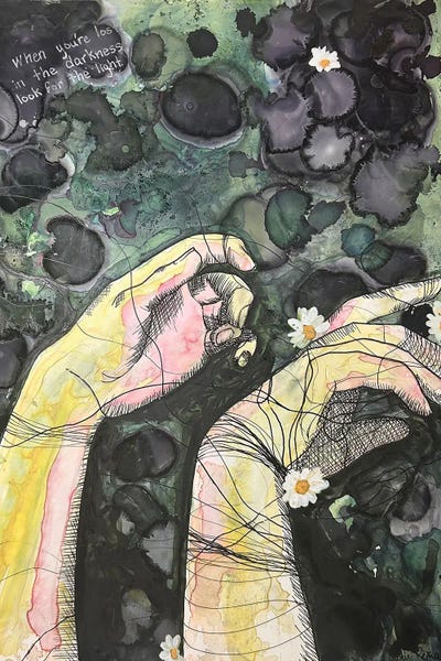 She Shed: In The Darkness I Reach by Sahir Pena