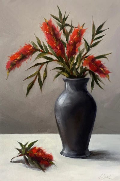Fine Art Print: Still Life With Callistemon by Anna Speirs