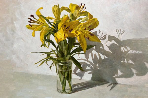 Fine Art Print: Yellow Lilies by Anna Speirs