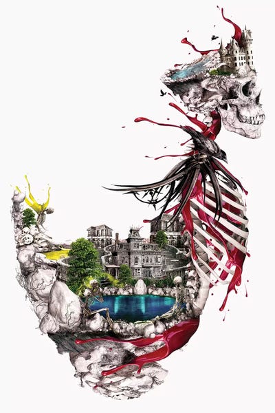 Skeletons: Skull Island by Riza Peker