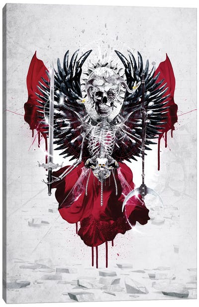 Skull Lord I Canvas Art Print - Grim Reaper Art