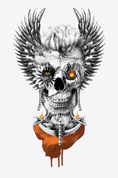 Skull Lord II by Riza Peker multi panel art