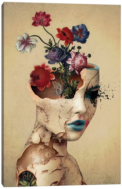Broken Beauty Canvas Art Print - Riza Peker