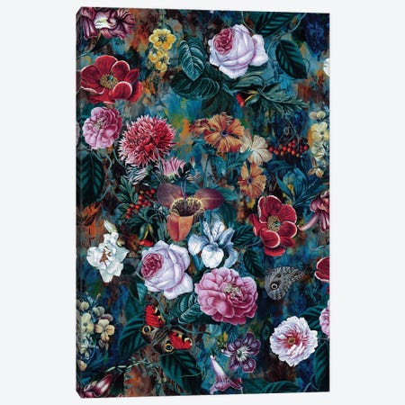 Dance Of Flowers Canvas Print #PEK111} by Riza Peker Canvas Print