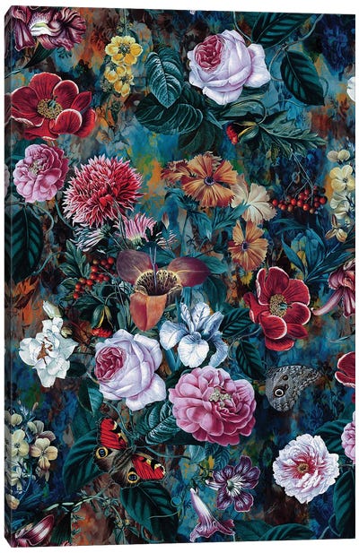Dance Of Flowers Canvas Art Print - Carnations