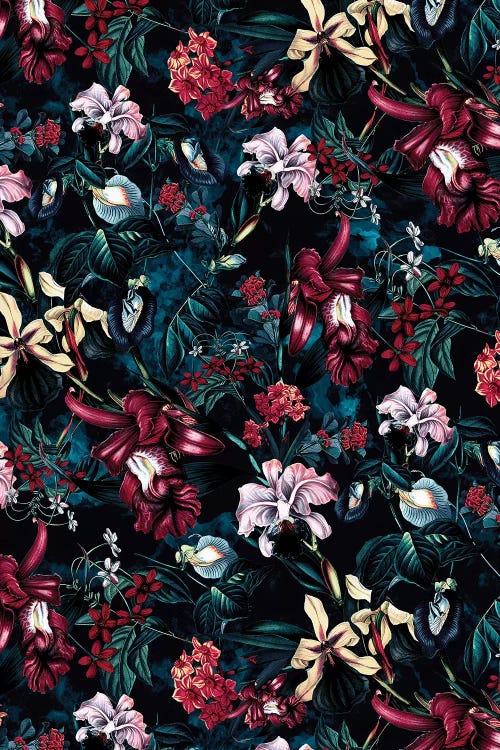 Floral Night by Riza Peker wall art