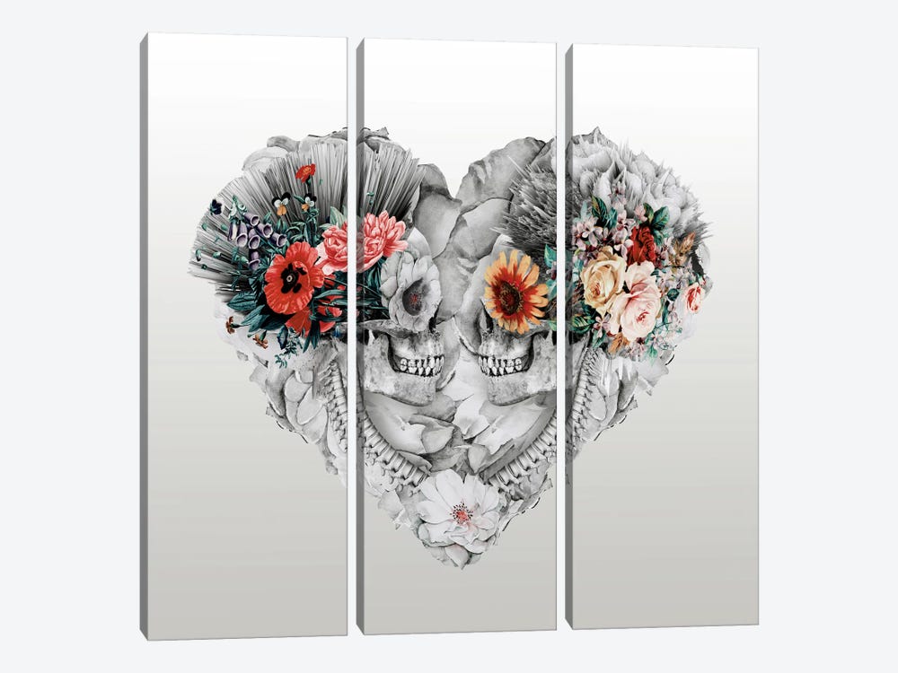 Forever Love II by Riza Peker 3-piece Canvas Wall Art