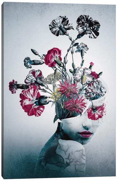 Spirit Of Flowers Canvas Art Print - Riza Peker