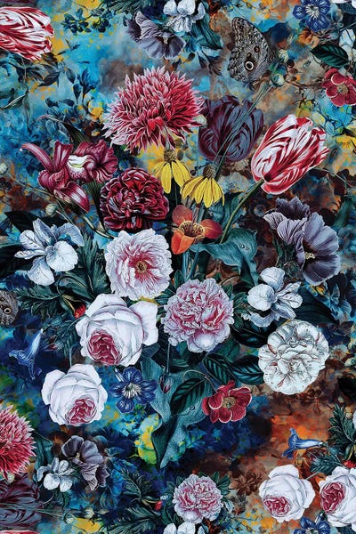 Still Life Of Flowers by Riza Peker art print