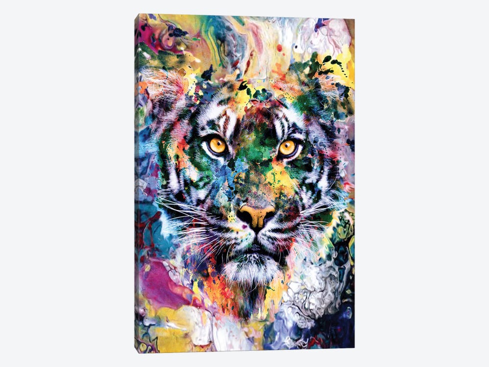 Tiger VII by Riza Peker 1-piece Canvas Artwork