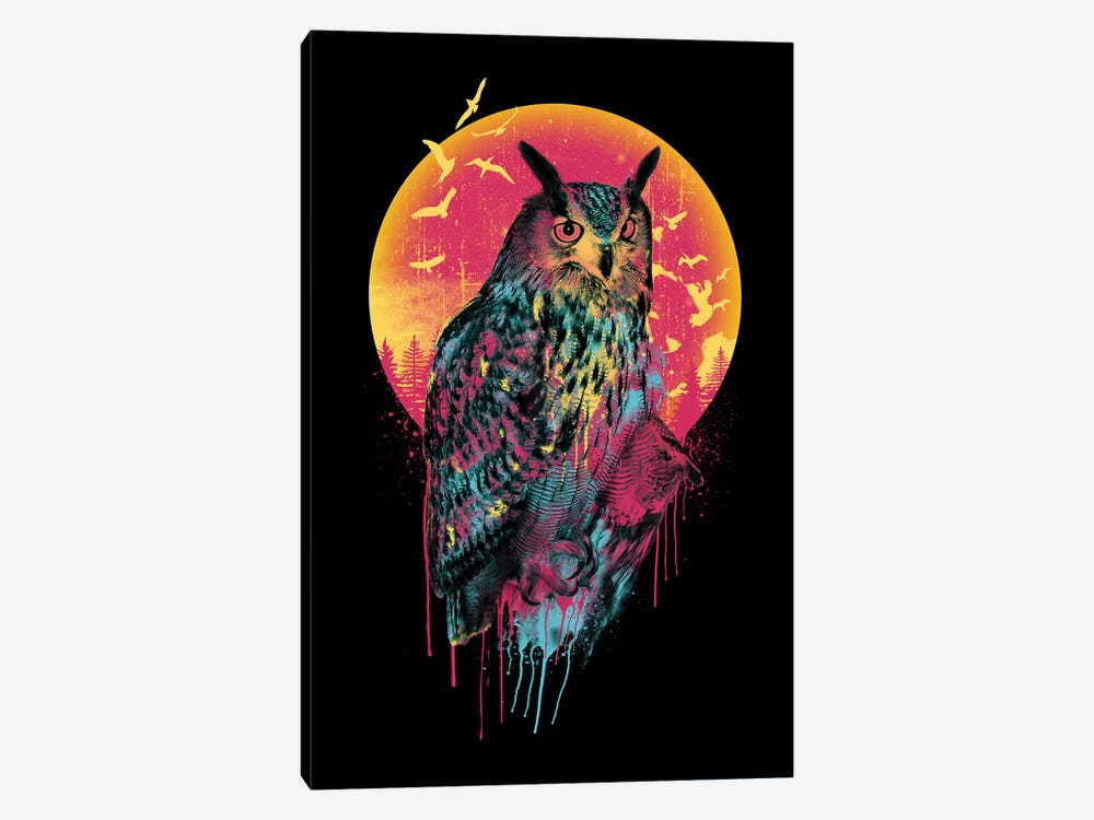 Owl VI by Riza Peker 1-piece Canvas Art Print