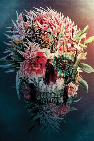 Skull Rev II by Riza Peker multi panel art