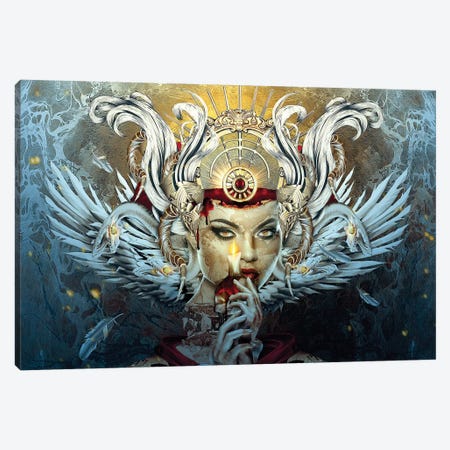 The Blood Witch Canvas Print #PEK174} by Riza Peker Canvas Art