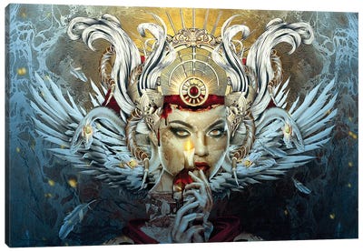 The Blood Witch Canvas Art Print - Riza Peker