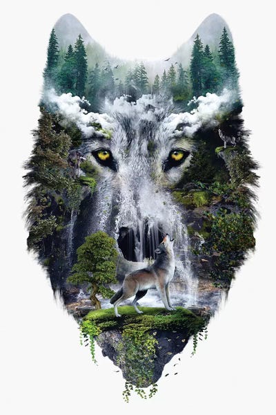 Wolf by Riza Peker art print