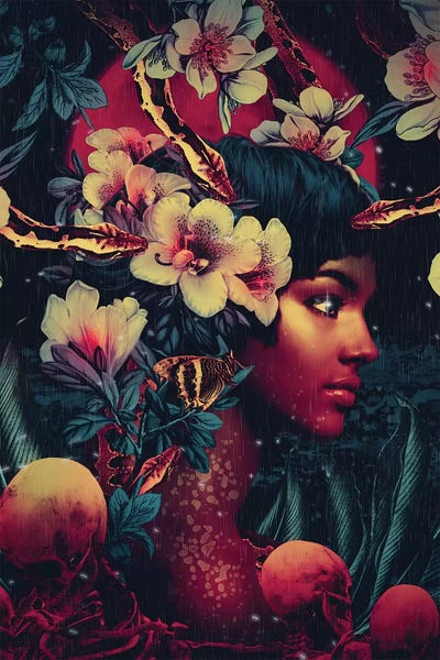 Poisonous Beauty by Riza Peker canvas print