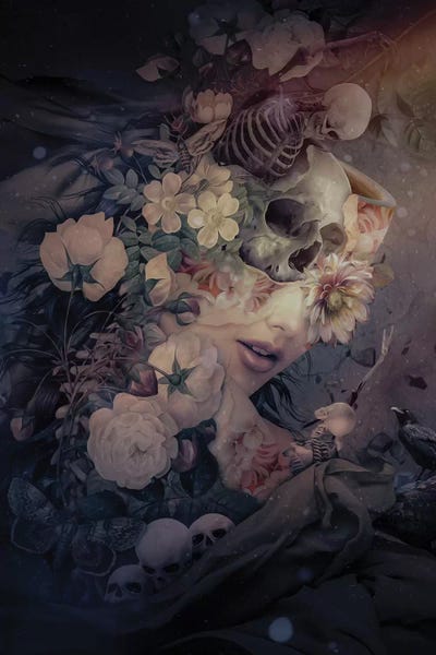 Skeletons: Dark To Light Ii by Riza Peker