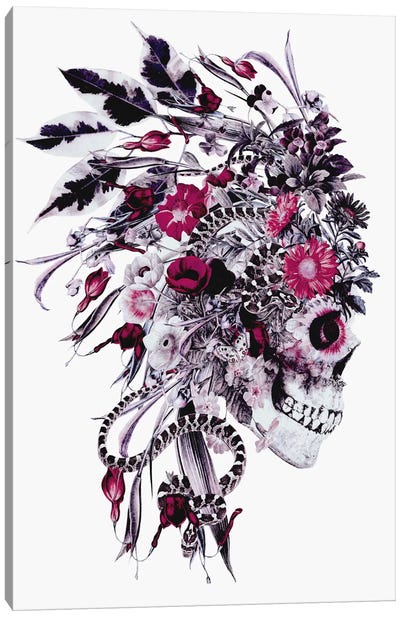Momento Mori Chief Canvas Art Print - Skull Art
