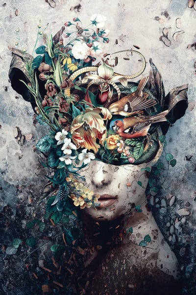 Floral & Botanical: Source Of Life by Riza Peker