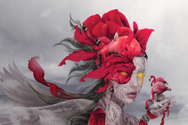 Flamingos: Flamingo Queen by Riza Peker