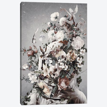 Floral Space Canvas Print #PEK224} by Riza Peker Canvas Wall Art