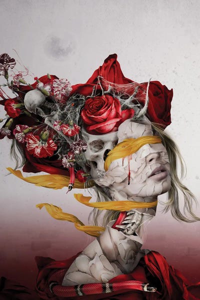 Goth Art: Skull Queen XIX by Riza Peker