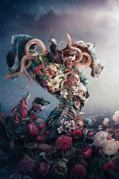 Snakes: Skeleton Queen by Riza Peker