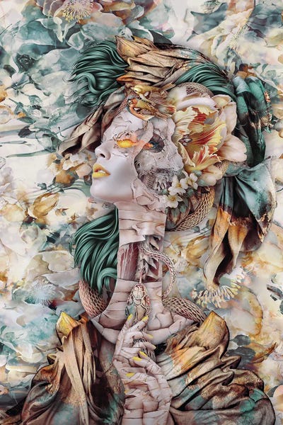 Snakes: Queen Of Snakes IV by Riza Peker