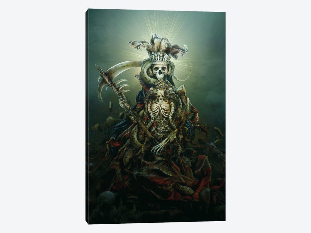 Skeleton Queen II by Riza Peker 1-piece Canvas Print