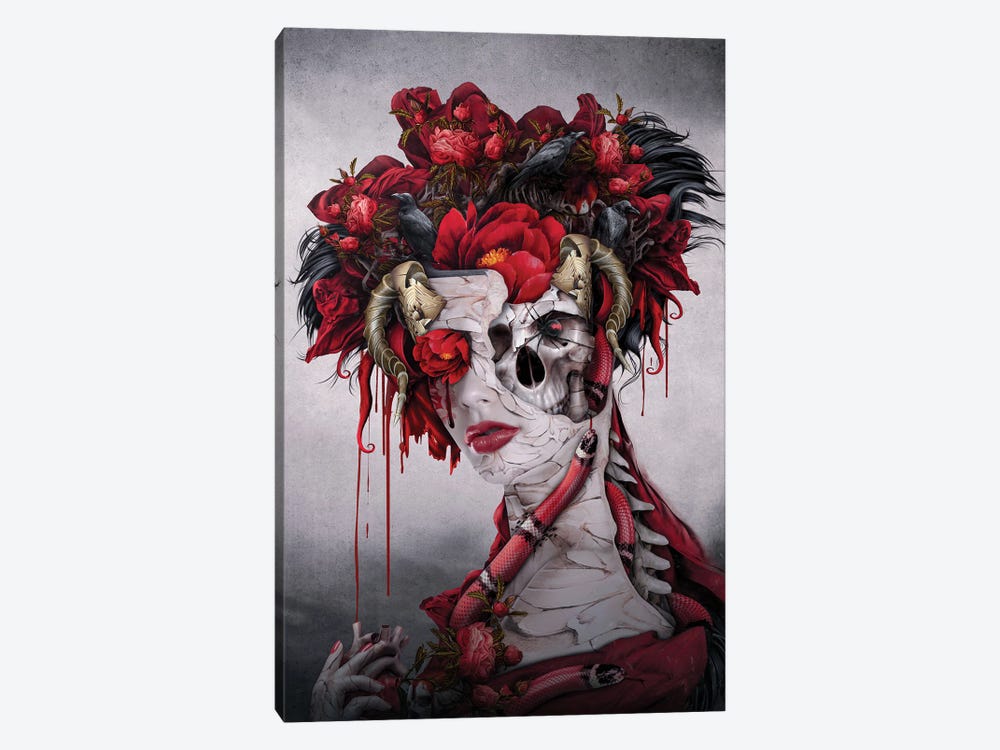 Red Queen by Riza Peker 1-piece Canvas Artwork