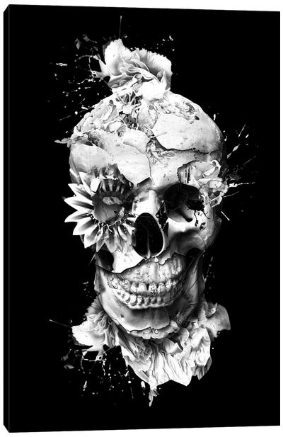 Skeleton Canvas Art Print - Riza Peker