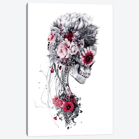 Skeleton Bride Canvas Print #PEK33} by Riza Peker Art Print