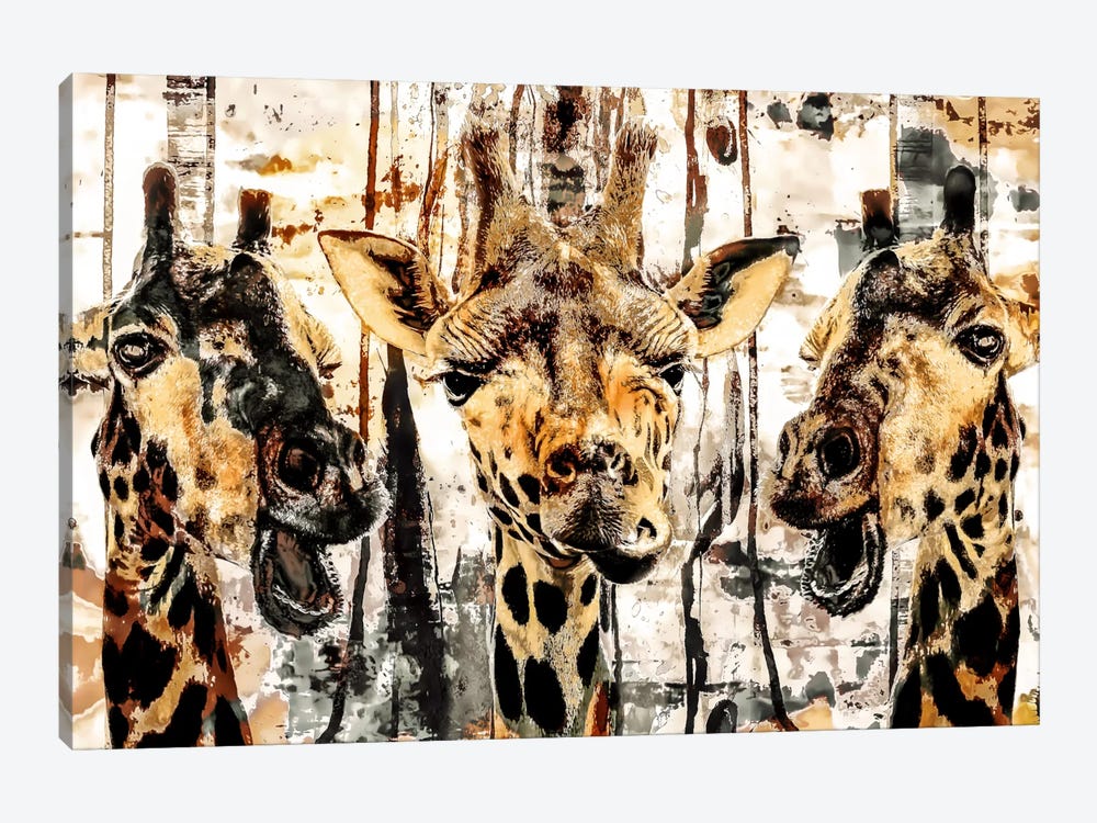 Giraffes by Riza Peker 1-piece Canvas Wall Art