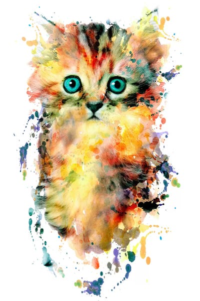 Kids Animal Art: Kitten by Riza Peker