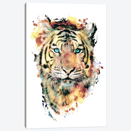 Tiger III Canvas Print #PEK65} by Riza Peker Canvas Art Print