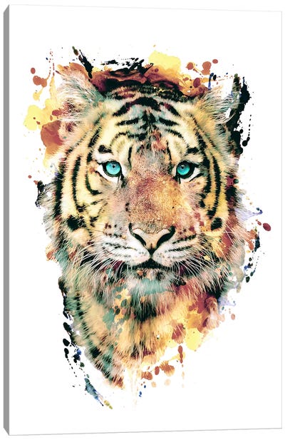 Tiger III Canvas Art Print - Riza Peker