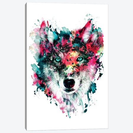 Wolf II Canvas Print #PEK72} by Riza Peker Canvas Art Print
