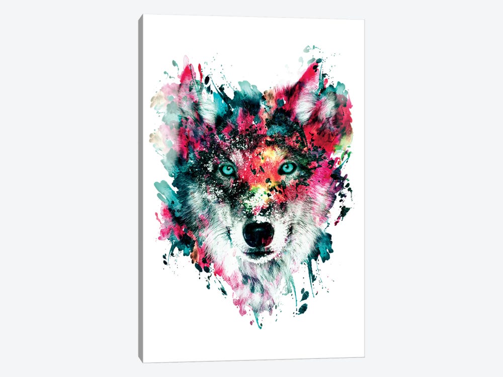 Wolf II by Riza Peker 1-piece Canvas Wall Art