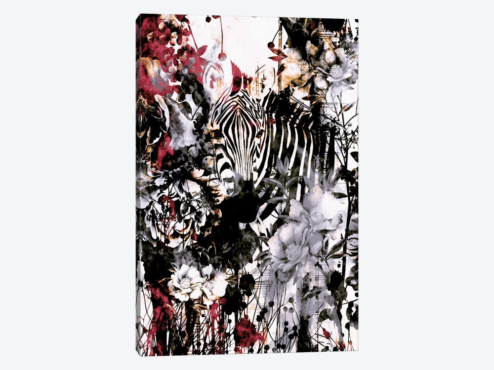 Zebra by Riza Peker 1-piece Canvas Art Print