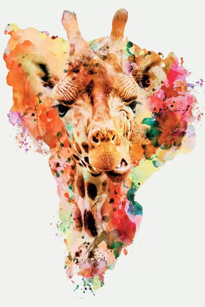 Giraffe by Riza Peker canvas print