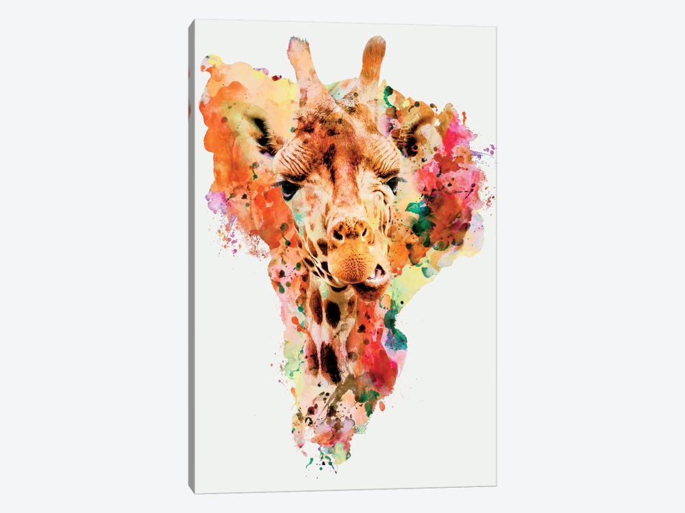 Giraffe by Riza Peker 1-piece Canvas Artwork