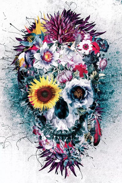 Horror: Skull Blue by Riza Peker