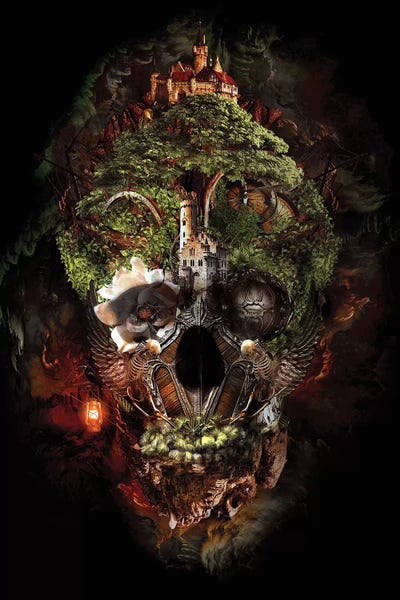 Skulls: Skull Castle I by Riza Peker