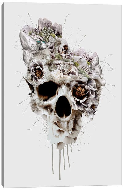 Skull Castle II Canvas Art Print - Riza Peker
