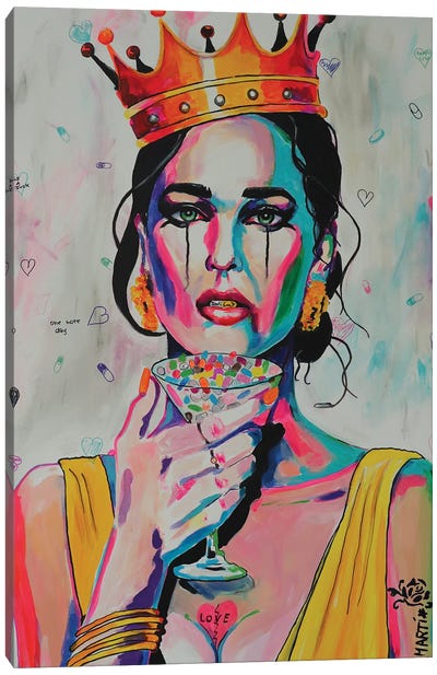 Stay Strong, They Said Canvas Art Print - Crown Art